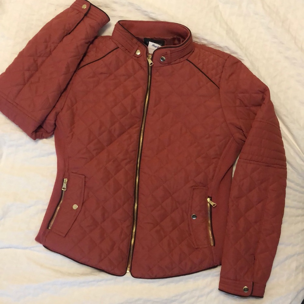 Love Tree Quilted Jacket Sz L